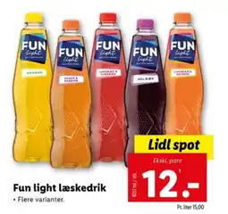 Lidl Fun light læskedrik tilbud