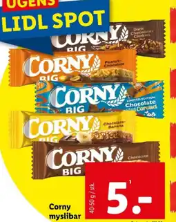 Lidl Corny myslibars tilbud
