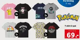 Lidl T-shirt 2-pak tilbud