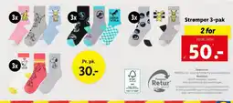 Lidl Strømper 3-pak tilbud