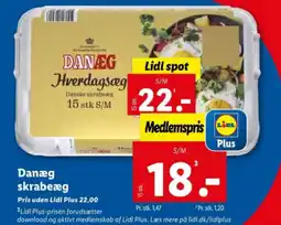 Lidl Danæg skrabeæg tilbud