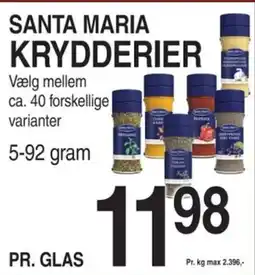 ABC Lavpris SANTA MARIA KRYDDERIER tilbud