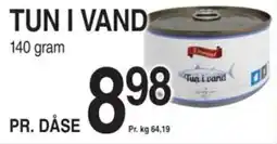 ABC Lavpris TUN I VAND 140 gram tilbud