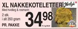 ABC Lavpris XL NAKKEKOTELETTER tilbud
