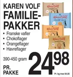 ABC Lavpris KAREN VOLF FAMILIE- PAKKER tilbud
