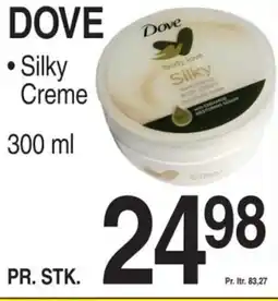 ABC Lavpris DOVE Silky Creme tilbud
