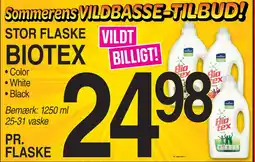 ABC Lavpris STOR FLASKE BIOTEX tilbud