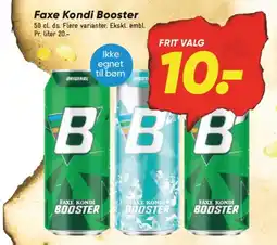 Bilka Faxe Kondi Booster tilbud