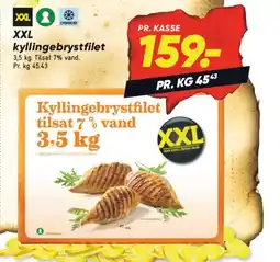 Bilka XXL kyllingebrystfilet tilbud