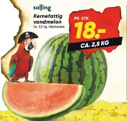 Kernefattig vandmelon