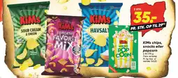 Bilka KiMs chips, snacks eller popcorn tilbud