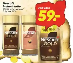 Bilka Nescafé instant kaffe tilbud