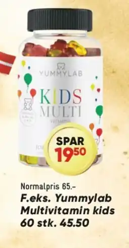 Bilka F.eks. Yummylab Multivitamin kids tilbud