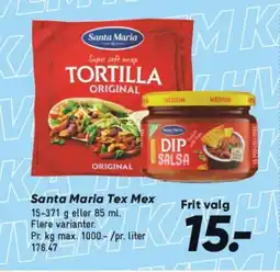 Bilka Santa Maria Tex Mex tilbud