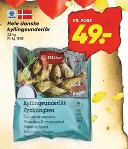 Bilka Hele danske kyllingeunderlår tilbud