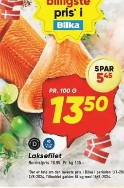 Bilka Laksefilet tilbud