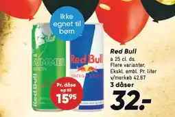 Bilka Red Bull tilbud