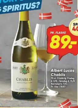 Bilka Albert Lucas Chablis tilbud