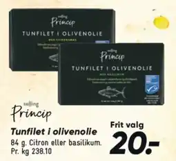 Bilka Tunfilet i olivenolie tilbud