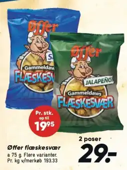 Øffer flæskesvær