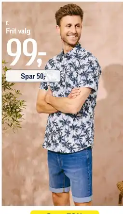 Føtex Skjorte eller shorts tilbud