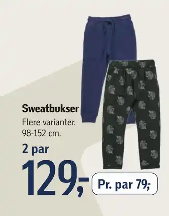 Føtex Sweatbukser tilbud