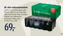 Føtex Øl- eller sodavandsmarked tilbud