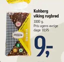 Føtex Kohberg viking rugbrød tilbud