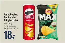 Føtex Lay’s, Bugles, Doritos eller Pringles chips tilbud