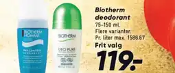 Bilka Biotherm deodorant tilbud
