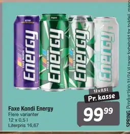 Fakta Tyskland Faxe Kondi Energy tilbud