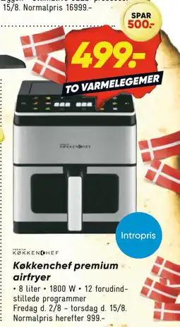 Bilka Køkkenchef premium airfryer tilbud