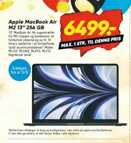 Bilka Apple MacBook Air M2 13” 256 GB tilbud