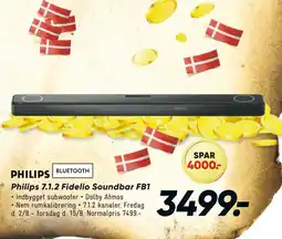 Bilka Philips 7.1.2 Fidelio Soundbar FB1 tilbud