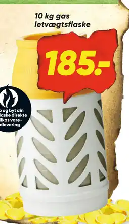 Bilka 10 kg gas letvægtsflaske tilbud