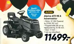 Bilka Alpina AT3 98 A havetraktor tilbud