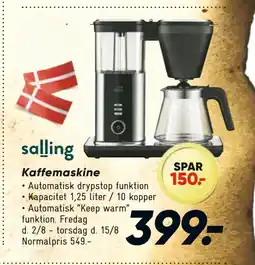 Bilka Kaffemaskine tilbud