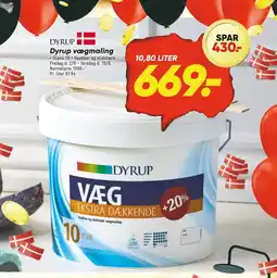 Bilka Dyrup vægmaling tilbud