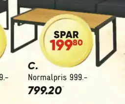 Bilka Ohio loungebord tilbud