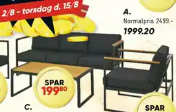 Bilka Ohio loungesofa tilbud