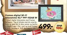 Bilka Frameo digital Wi-Fi fotoramme 10,1” PFF-1024B/W tilbud