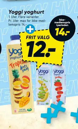Bilka Yoggi yoghurt tilbud