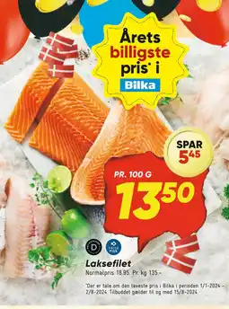 Bilka Laksefilet tilbud