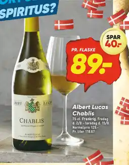 Bilka Albert Lucas Chablis tilbud