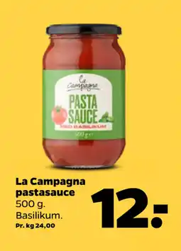 Netto La Campagna pastasauce tilbud