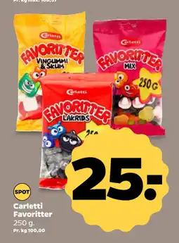 Netto Carletti Favoritter tilbud