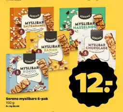 Netto Sereno myslibars 6-pak tilbud