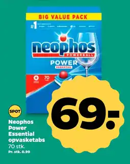 Netto Neophos Power Essential opvasketabs tilbud