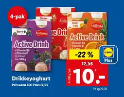 Lidl Drikke yoghurt tilbud