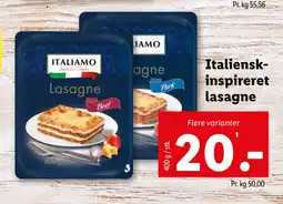 Lidl Italienskinspireret lasagne tilbud
